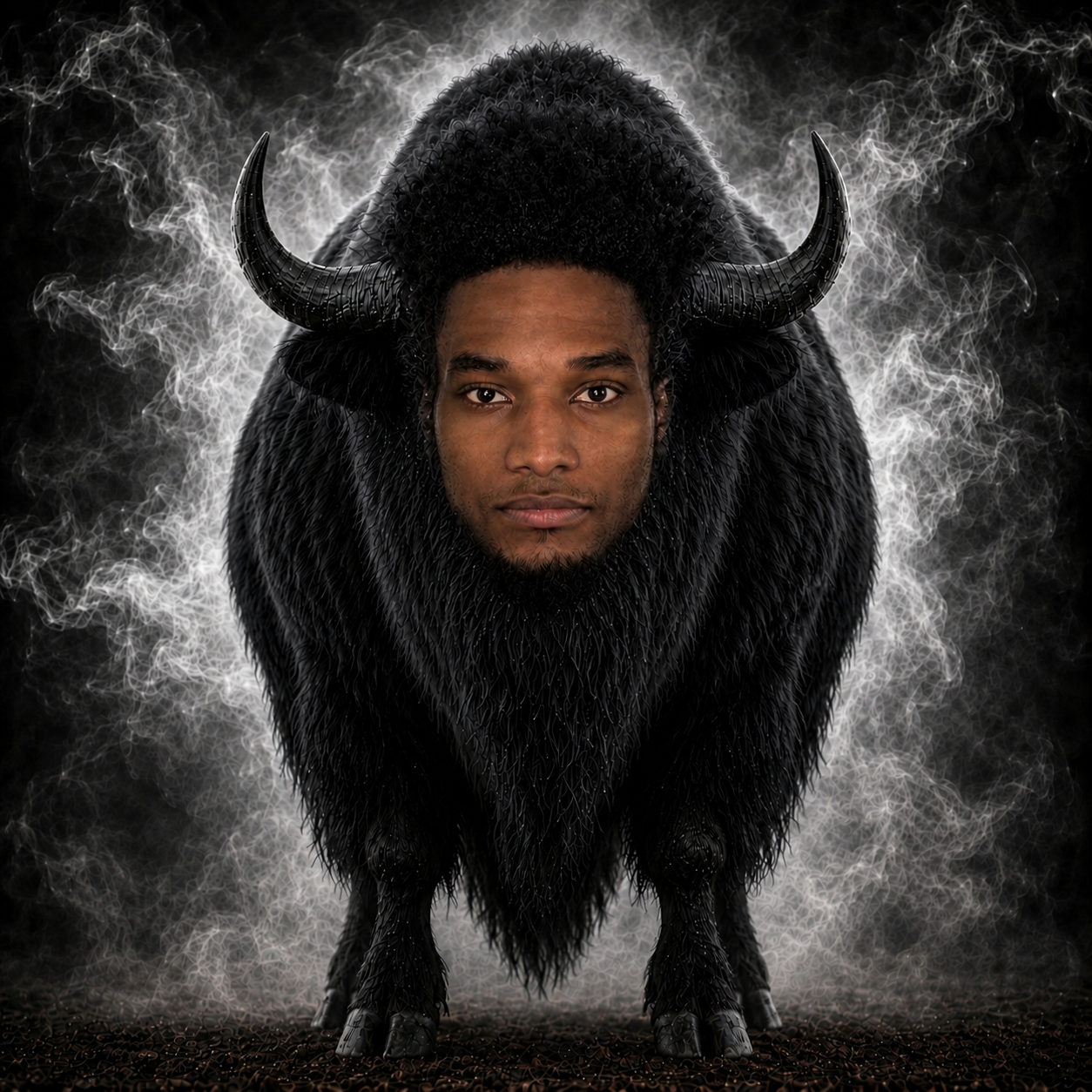 Ansem Black Bison Logo